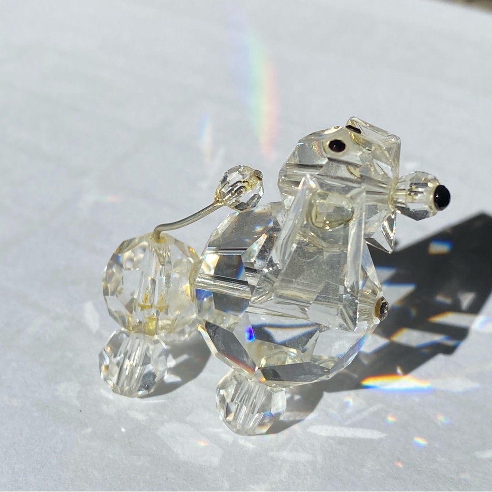 VTG 1980s Swarovski Crystal Poodle